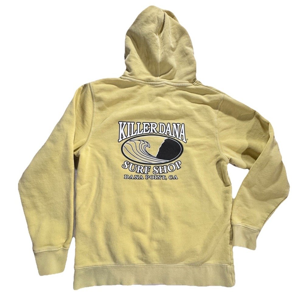 Killer‎ Dana Surf Shop Hoodie Boys Teen Lg 14/16 Yellow Surf Skate READ